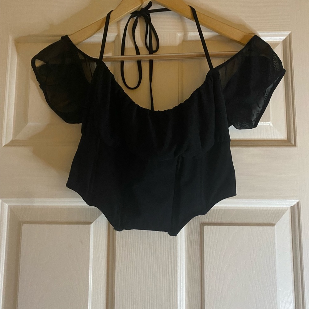 Black corset top from better me